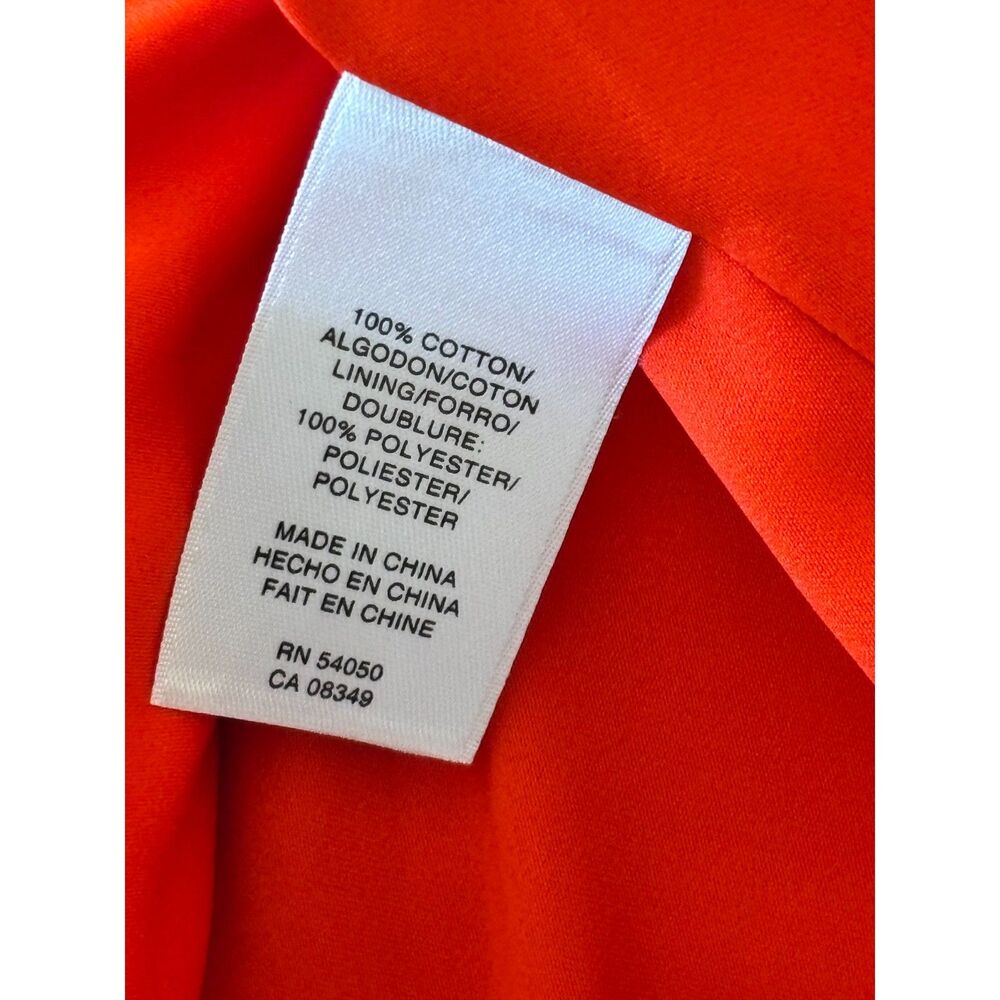Jones New York Signature Petite Blazer 2P Red White Print Zip Front NWT - Picture 5 of 12